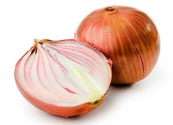 Zwiebel zur Beseitigung von Parasiten